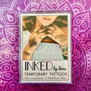 Inked by Dani / Mini Henna Inspired Temporary Tattoos - NEW